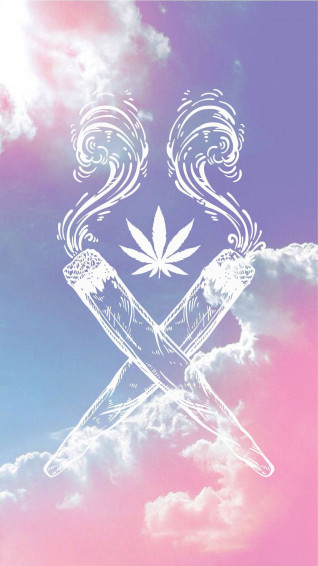 Cute Weed Wallpaper