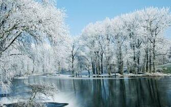 Winter Lake S HD Photography Wallpaper Landscape