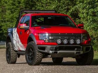 Roush Ford F Svt Raptor Muscle Truck G Wallpaper Background