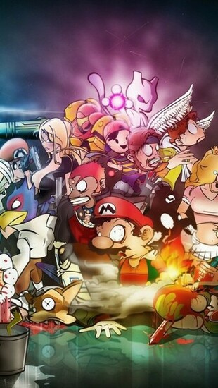 Nintendo Games Mario iPhone Wallpaper 5s 5c