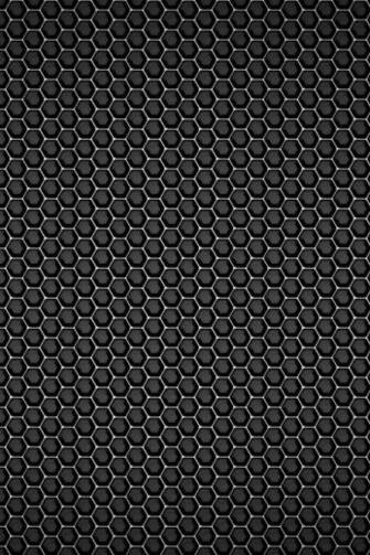 Black Metal Textures Mesh Honeycomb Wallpaper