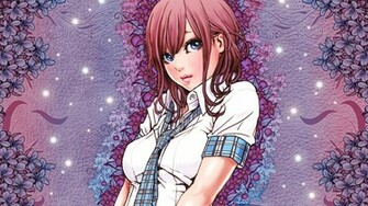 Wallpaper Anime Girl Cute Shirt Tie Full HD