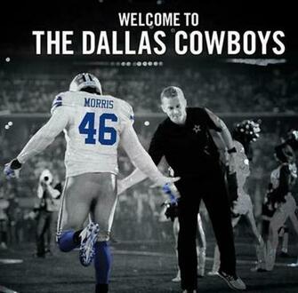 First Mock Design Of Alfred Morris In His Cowboys Uniform