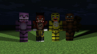 Minefnaf Minecraft Skin Series By Aeropulse