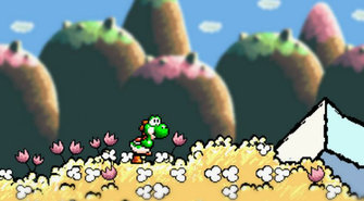 Bit Mario Wallpaper Fantastic Yoshi