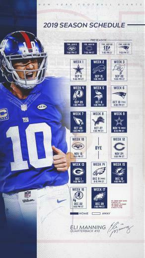 Giants Schedule New York