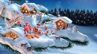 Santa And His Elves 4k HD Desktop Wallpaper For Ultra Tv