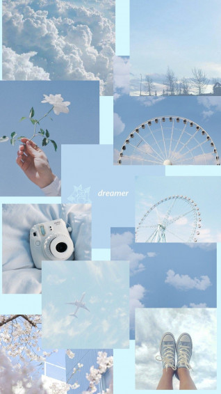Sky Blue Aesthetic Wallpaper