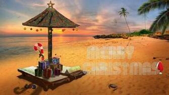 Tropical Christmas Wallpaper