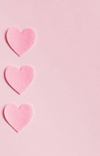 Pink Hearts Background Wallpaper