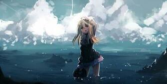 Water Anime Girls Yuuri Shoujo Shuumatsu Ryokou