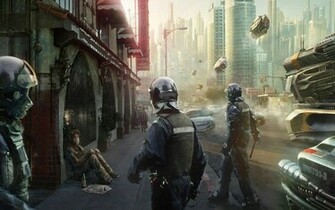 Riot Police Wallpaper