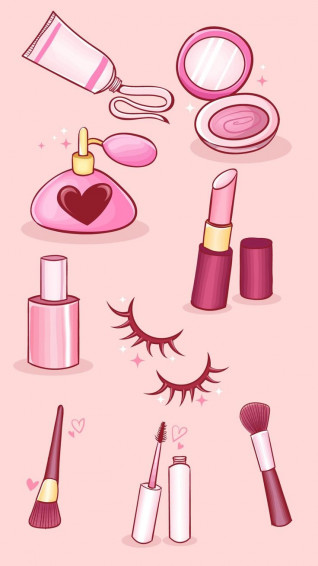 iPhone Wallpaper Makeup Fashion
