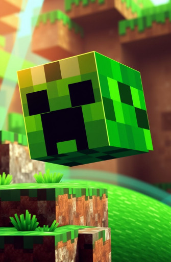 Minecraft Wallpaper Creeper Head