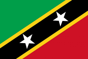 Official Wallpaper Of The Flag Saint Kitts And Nevis Paperpull