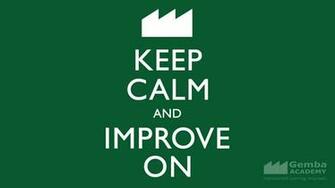 Keep Calm Improve On Desktop Wallpaper