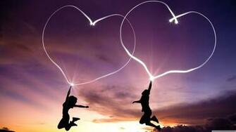 Valentine S Day Hearts Wallpaper Top