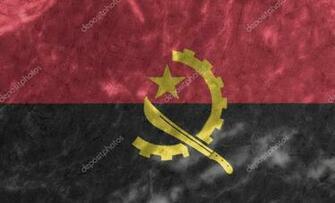 Best Angola Grunge Flag Striped Wallpaper Image