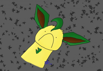 Leafeon Derp Face By Fangs211