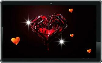 Gothic Hearts Live Wallpaper Screenshot