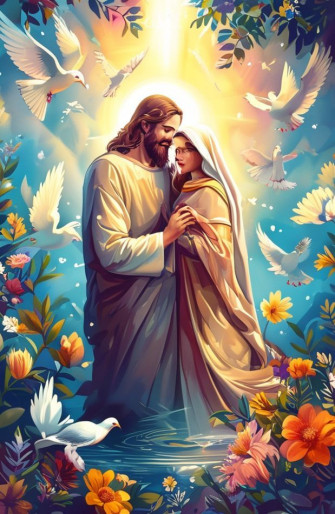 Jesus And Mary Wallpaper