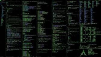 Linux Archlinux Terminal Computer System Programming Wallpaper