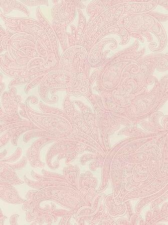 Pink On White Gn80300 Paisley Pastel Wallpaper Traditional