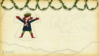 Cute Winter Background Wallpaper