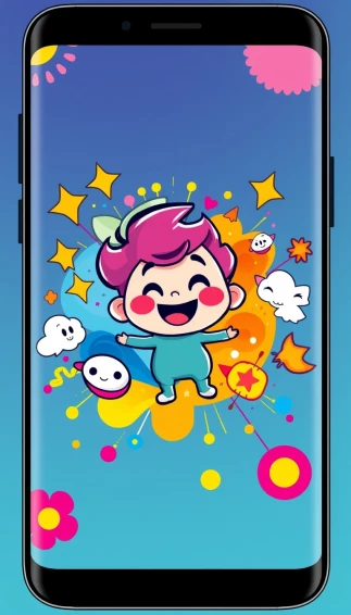 Cartoon Characters Phone Wallpaper