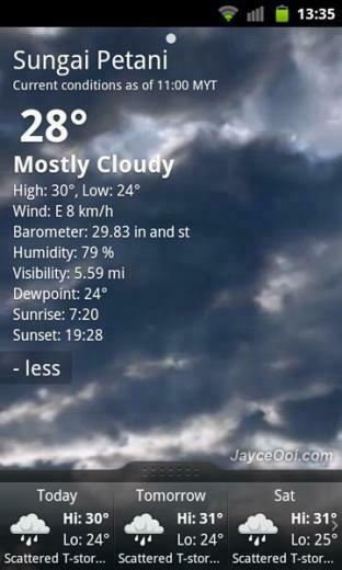 Go Weather Widget Live Wallpaper For Android Jayceooi