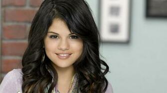 Wallpaper Selena Gomez Girl Smile Face Brunette 4k