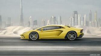 Lamborghini Aventador S Side HD Wallpaper