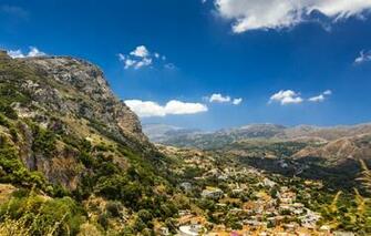 Wallpaper The Sky Clouds Trees Mountains Home Greece Valley
