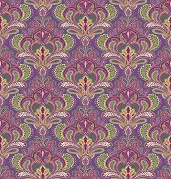 Purple Victorian Wallpaper Pattern