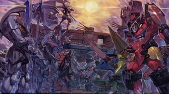 Tengen Toppa Gurren Lagann Anime Robot Mecha Drill HD Wallpaper