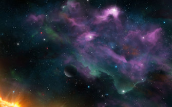 Wallpaper Space Planets Nebula Stars Galaxy
