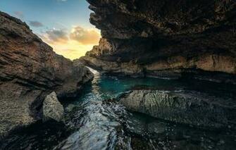 Wallpaper Sea The Sky Clouds Stones Rocks Shore Israel