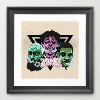 Flatbush Zombies iPhone Wallpaper Framed Art