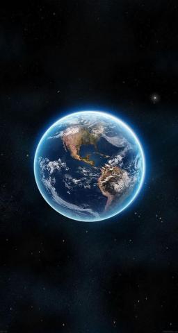 Amazing Earth HD iPhone Wallpaper Top