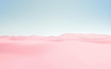 Pink Desert Blue Sky Ultra HD Desktop Background Wallpaper For 4k