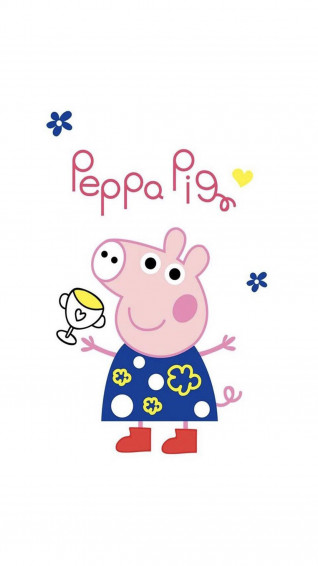 Peppa Pig House Wallpaper