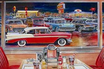 1950s Phone Wallpaper Top Background