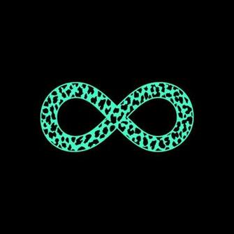Infinity Anchor Wallpaper Mint Leopard Art