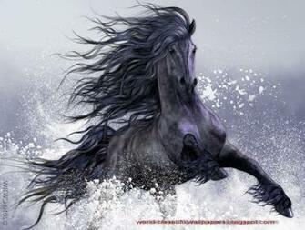 Beautiful Wallpaper Friesian Horse Pictures