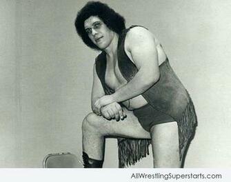 Andre The Giant Posed With Style Wwe Superstars