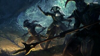 Original Wallpaper Elder Scrolls Online The Dark Elfes
