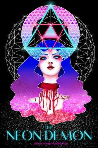 The Neon Demon Poster By Littlevioletghost