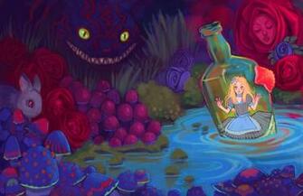 Alice In Wonderland Computer Wallpaper Desktop Background