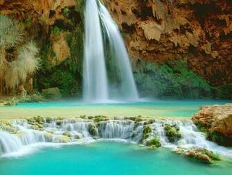 Beautiful 3d Nature Waterfall HD Wallpaper