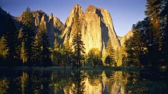 Yosemite Mountain Landscape Wallpaper HD High Resolution